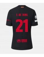 Barcelona Frenkie de Jong #21 Venkovní Dres 2024-25 Krátký Rukáv